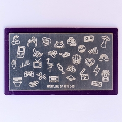 Placa de Stamping Nail Art - Edición Penny Nail por Vitto - comprar online