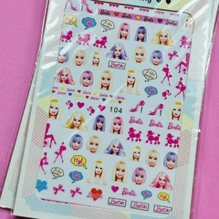 Stickers autoadhesivos ultrafinos - Barbie #104