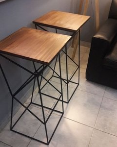 BANQUETA GEOMETRICA SIN RESPALDO - comprar online