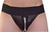 CUECA JOCK STRAP ZIPER PRETO - Girassol Sex Shop