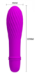 VIBRADOR 10 VIBRAÇÕES SILICONADA PROVA D'AGUA - SOLOMON - Girassol Sex Shop