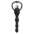 PLUG ANAL SILICONE 4 GOMOS COM VIBRO PRETO