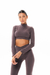 Crop Top DIRI marron - Ora Active - Tienda Online