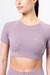 Crop Top Seamless GINKA lila - Ora Active - Tienda Online