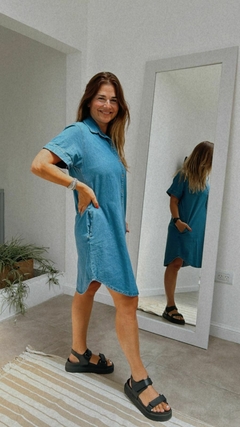Vestido de jean nolita(v7028) - comprar online