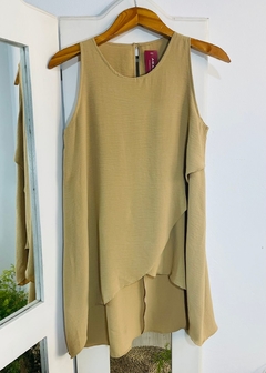 Vestido con Volado (v84) - tienda online