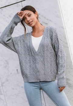 Cardigan con Botones (SW741) en internet