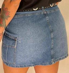 Mini cargo de jean (12036-20) - tienda online