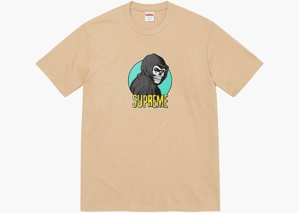 Supreme reaper tee white cheap