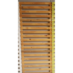 Treillage de madera - panel vertical - modelo recto