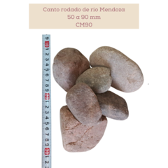 Piedra canto rodado de rio Mendoza en bolson de m³ - tienda online