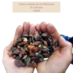 Piedra canto rodado de rio Mendoza en bolson de m³ - Nuevo Vivero Hanasono