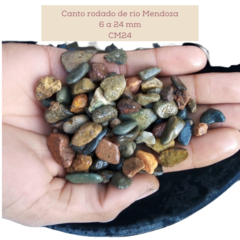 Imagen de Piedra canto rodado de rio Mendoza en bolson de m³