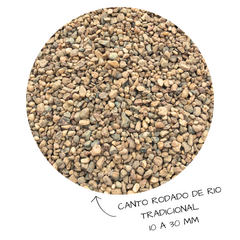 Piedra canto rodado de rio tradicional en bolson big bag - comprar online