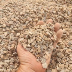 Piedra granza Dolomita ocre bolsa por 25 kg