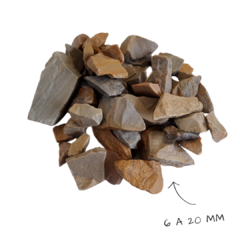 Piedra granza Dolomita ocre bolsa por 25 kg en internet