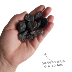 Piedra granza Granito gris bolsa por 25 kg - Nuevo Vivero Hanasono