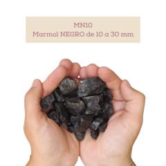 Piedra marmol color negro - Nuevo Vivero Hanasono