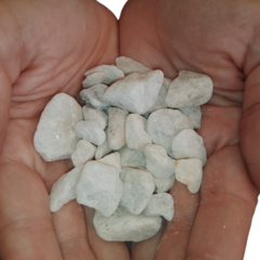 Piedra blanca marmol rolado /redondeada bolsa de 25 Kg en internet