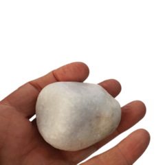 Piedra marmol rolado /redondeada blanco - comprar online