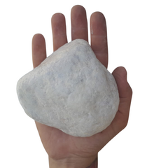 Piedra marmol rolado /redondeada blanco - comprar online