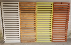 Treillage de madera - panel vertical - modelo recto - tienda online