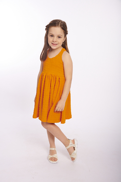 Vestido Maria Carei Naranja - comprar online