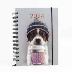 Agenda 2024 Espiral Dogs Estilosos 14X18cm FWB 336 Páginas na internet