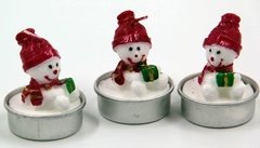 Mini Velas De Natal Papai Noel/Árvore 3 Unidades Decorativas - comprar online