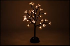 Luminária Árvore Cerejeira Decorativa 40cm 30 LED's Branco Quente