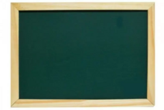 Lousa Quadro Verde Para Giz Moldura Em Madeira 28x23,2cm