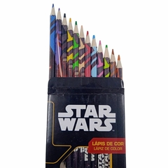 Lápis de Cor Star Wars 12 Cores Infantil Molin Escolar - comprar online