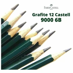 Lápis Grafite Faber Castell Verde Cx 12 6b 9000 Escolar na internet