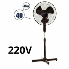 Ventilador De Coluna Fix Preto 220v Ajustável 40cm - comprar online
