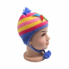 Touca Infantil Crochet Colorida Inverno Frio Redstar Winter na internet