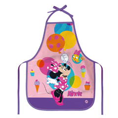 Avental Infantil Escolar Minnie Mouse Disney DAC PVC