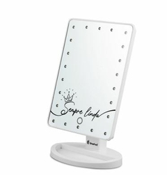 Espelho de Mesa Maquiagem Sempre Linda Leds 360 Graus Brasfoot - comprar online