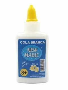 Cola Branca New Magic 40gr Lavável Material Escolar