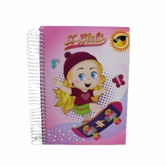 Caderno Espiral X-Girls 300 Folhas 15 Matérias Máxima - comprar online