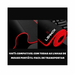 Mouse Pad Gamer Preto 90 X 30 Cm Lehmox Grande De Mesa - loja online