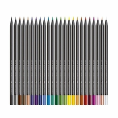 Lápis de Cor Faber-Castell 24 Cores Supersoft - comprar online