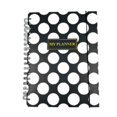 Planner Agenda17x24cm 198 Páginas Espiral Win Paper Cores Papelaria - comprar online