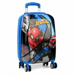 Mala Infantil Bordo Spider Man 360 Graus ABS Luxcel Original