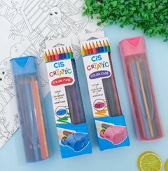 Lápis de Cor 12 Cis Criatic Color Case Estojo + Apontador - comprar online