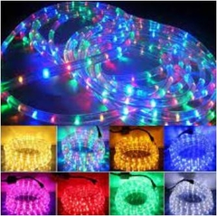 Led Decorativo Mangueira 180 Leds 8 Funções Cores Pisca - Mundo Variedades