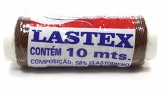 Kit 10 Rolos Lastex São José 10 Metros Cada Elástico Marrom