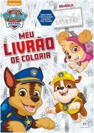 Livro Patrulha Canina Para Colorir Tapete Nickelodeon - Mundo Variedades
