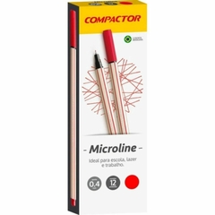 Caneta Microline Compactor 0.4mm 12 Unidades Violeta - loja online