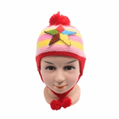 Touca Infantil Crochet Colorida Inverno Frio Redstar Winter - comprar online