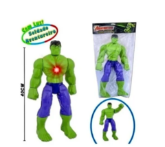 Boneco Hulk Gigante 40cm Com Luz Presente Meninos - comprar online